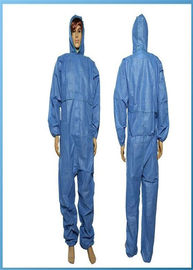 White Industrial Disposable Coverall Suit