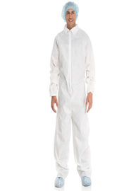 Anti Bacterial Disposable Coverall Suit Non Woven Latex Free S M L XL Size