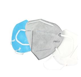 Mặt nạ gấp dọc gấp FFP2 Mặt nạ không dệt Vải chống bụi dùng một lần
