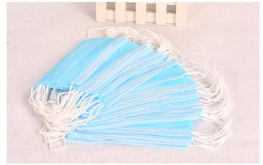 Blue Disposable Mask Personal Safety Non Woven Face Mask For Beauty Salon