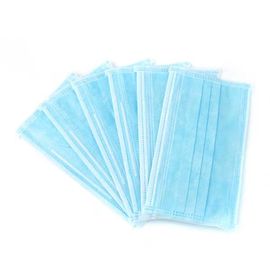 Blue Disposable Mask Personal Safety Non Woven Face Mask For Beauty Salon