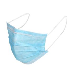 Blue Disposable Mask Personal Safety Non Woven Face Mask For Beauty Salon