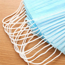 Comforable Earloop Face Mask 3 Ply Protection With Adjustable Nosepiece