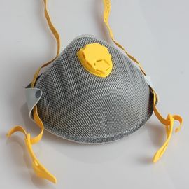 N95 FFP2 Anti Dust Respirator Silicone Mask Low Expiratory Resistance With Valve