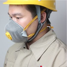 N95 FFP2 Anti Dust Respirator Silicone Mask Low Expiratory Resistance With Valve